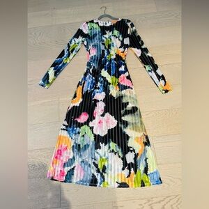 STINE GOYA Multicolor Floral Long Sleeve Dress